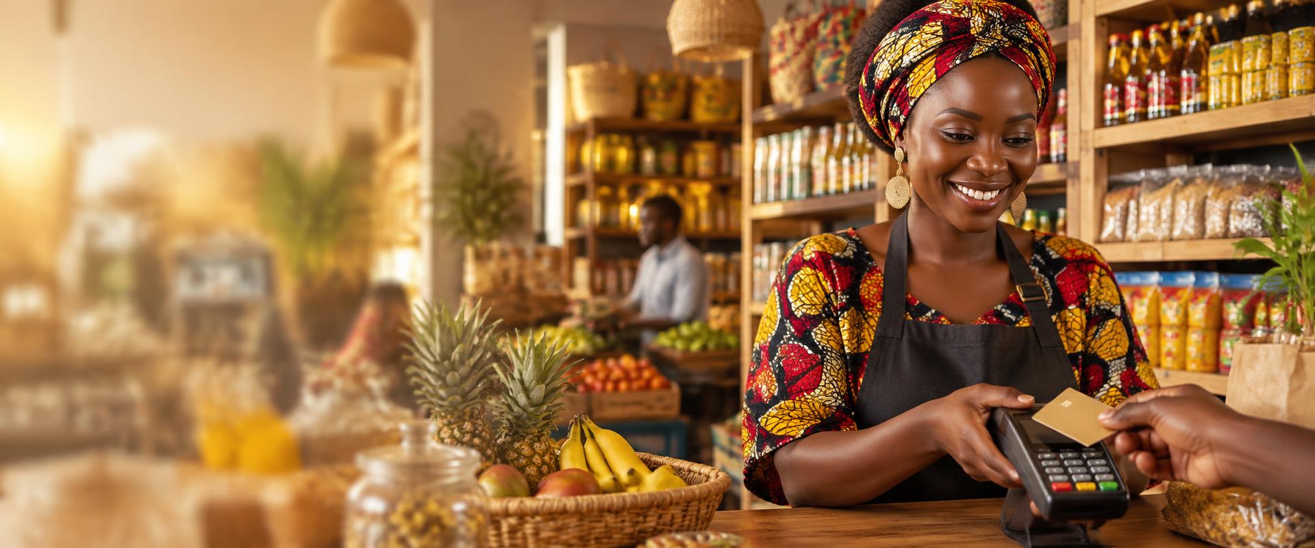 Merchant accepting a card payment